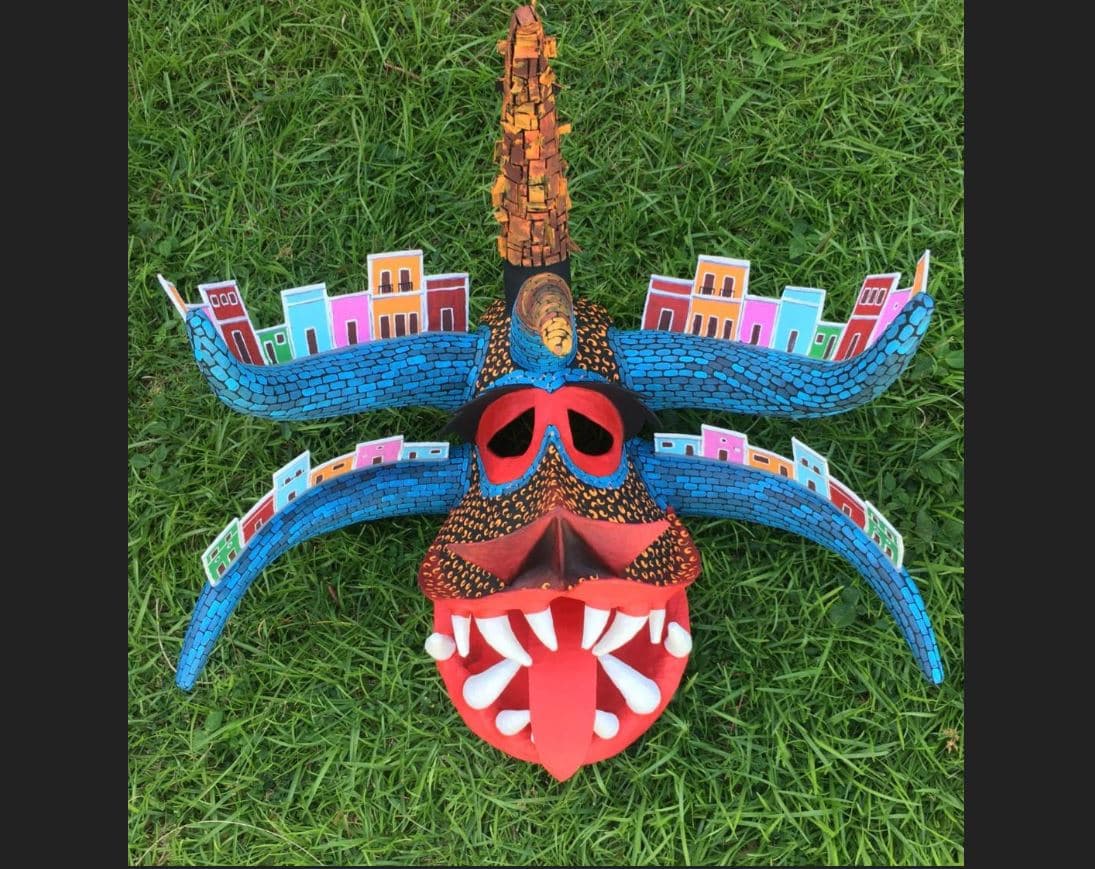 Exhibición de máscaras artesanales rinde tributo al Viejo San Juan