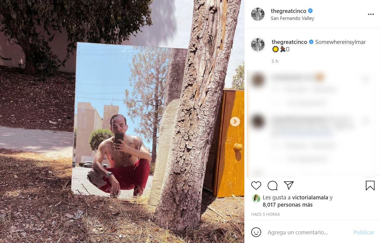 En Instagram dejó ver cómo se ejercitaba mientras salía a correr: "En algún lugar de Sylmar".
<br>