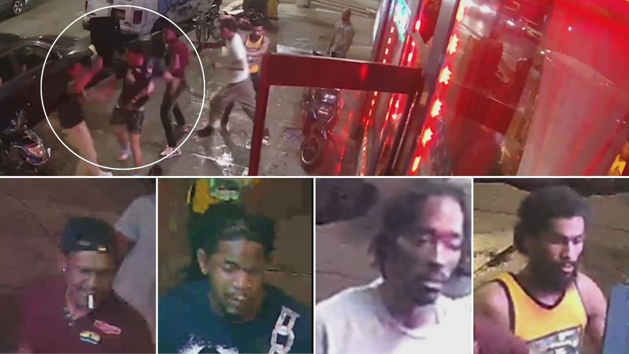 Hispano es agredido y robado por grupo de sospechosos afuera de restaurante de Bushwick