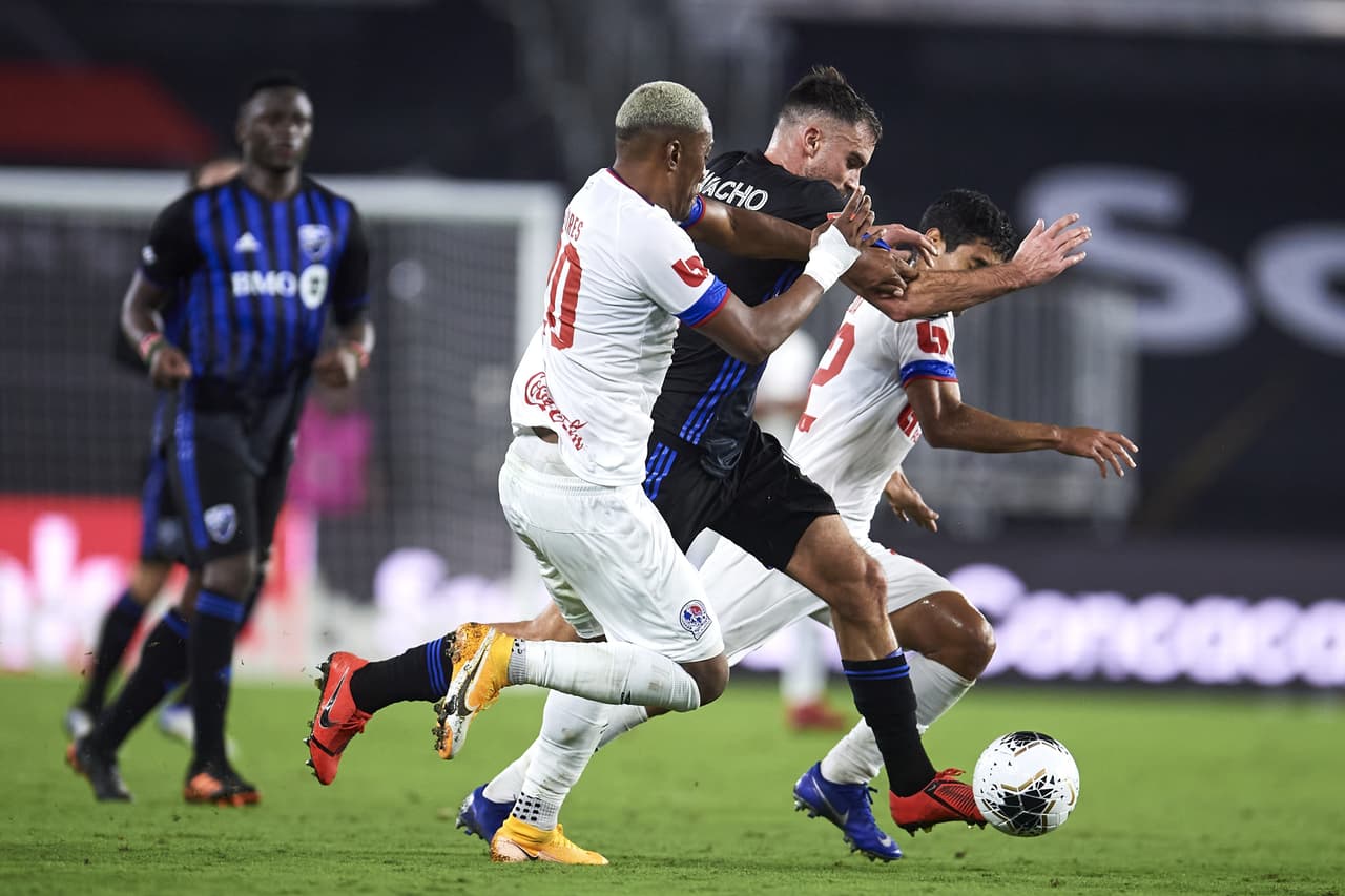 Montreal Impact consigue ganar en la nueva 'Burbuja de Orlando' 0-1, pero el empate global de 2-2 le da el pase al Olimpia por los goles de visitante.