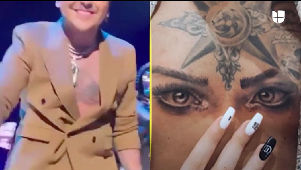 "Tenía unos ojos y 
<b>me los tapé con unas alas</b>. Hice un diseño completo de pecho, justo, yo tengo dos polos, lo odio o me apasiona, no tengo un punto medio", dijo en abril en entrevista con 'Venga la alegría'.
<br>