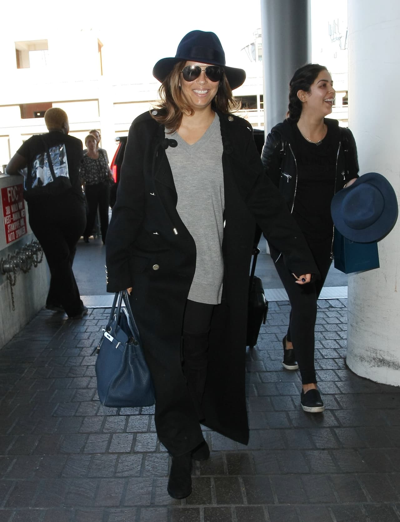 La actriz no contaba con la compañía de su esposo, Pepe Bastón.