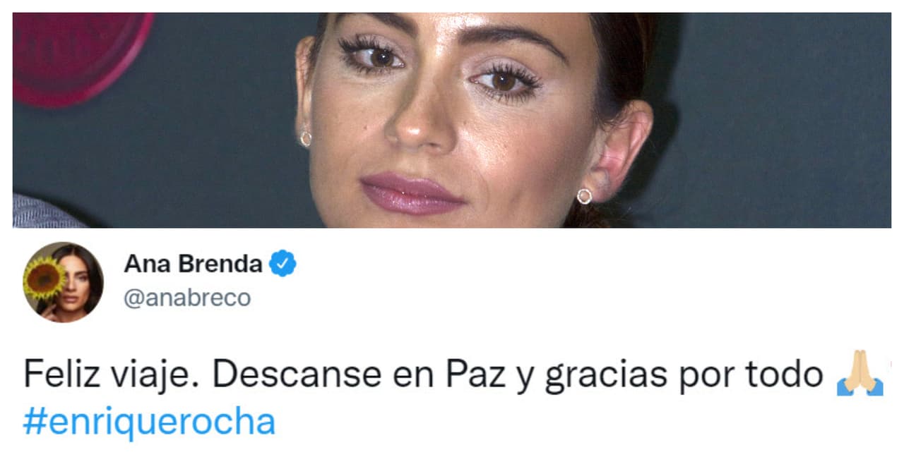 <b>Ana Brenda Contreras</b> dejó este emotivo mensaje en honor al actor.