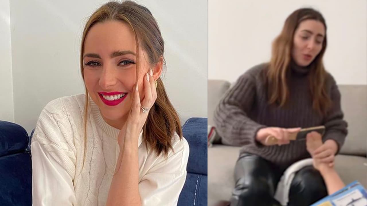 Pese a la polémica que generan con sus publicaciones, la actriz no ha dejado de compartir momentos junto a su hijo, como cuando su hijo le hizo pedicure.