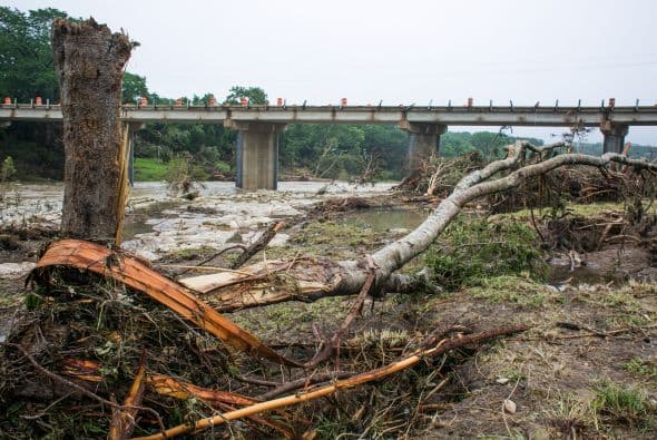 Algunas zonas de la capital texana quedaron bajo el agua luego de las intensas lluvias de los últimos días.