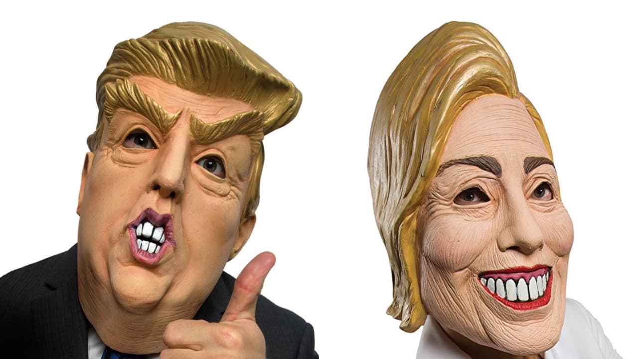Donald Trump y Hillary Clinton entre los disfraces más populares para Halloween