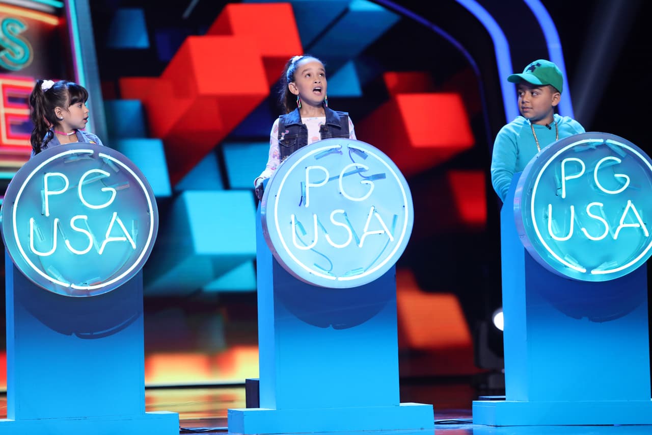 El segundo reto fue para los niños con talento extraordinario.