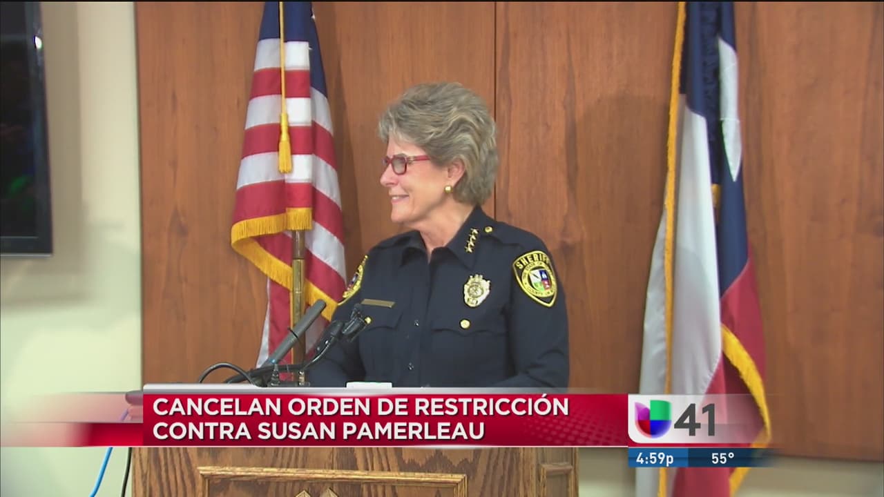 Cancelan orden de restricción contra Susan Pamerleau