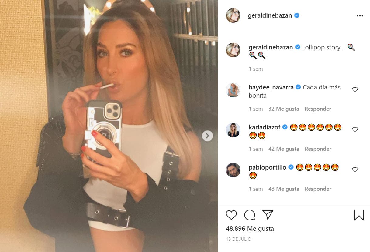 De hecho, él ya la llama públicamente "novia", tal como lo hizo el pasado 13 de julio en esta foto que la actriz publicó en su cuenta de Instagram, en ella se le observa 
<b><a href="https://www.instagram.com/p/CRSQPAOFnyZ/" target="_blank">saboreando una paleta de caramelo. </a></b>