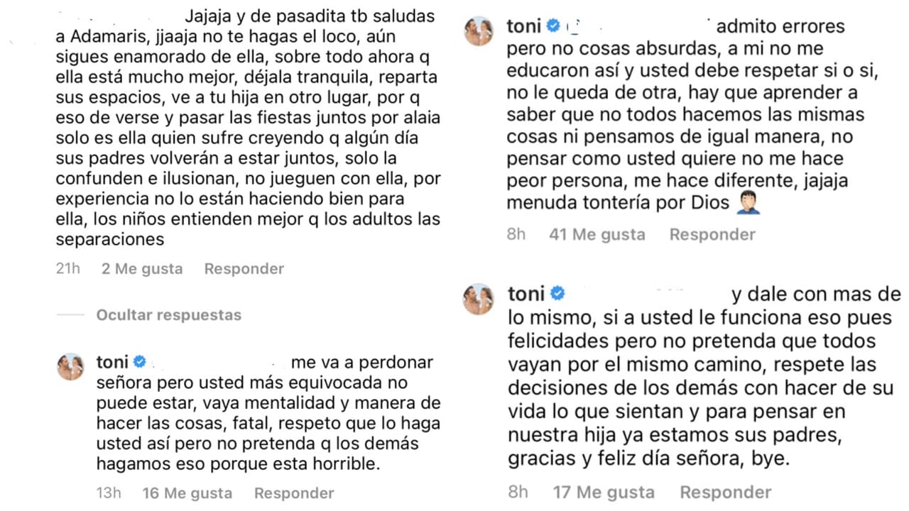 Así se defendió Toni Costa ante las críticas.