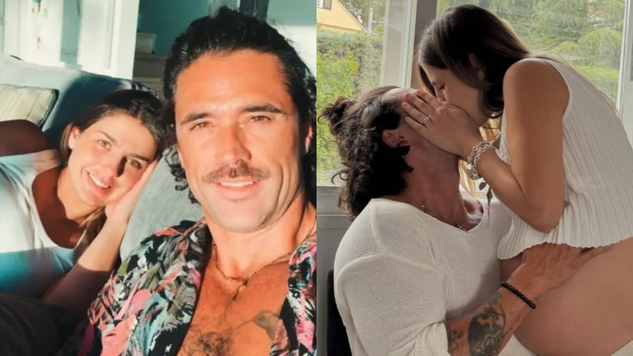 “Ya casi”: Matías Novoa muestra a Michelle Renaud en la recta final de su embarazo