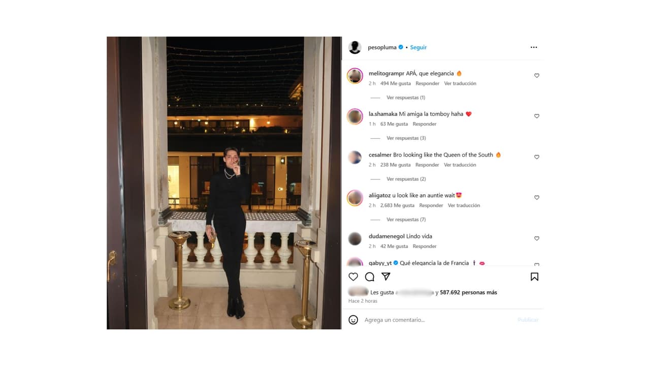 Peso Pluma divide opiniones con su nueva fotografía.