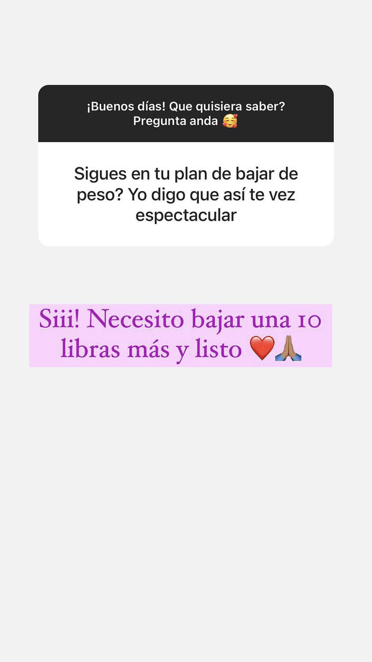 Aún con muchos pendientes, Fran dedica tiempo para hacer ejercicio y llevar una vida saludable para lograr su objetivo de llegar a su peso ideal.
