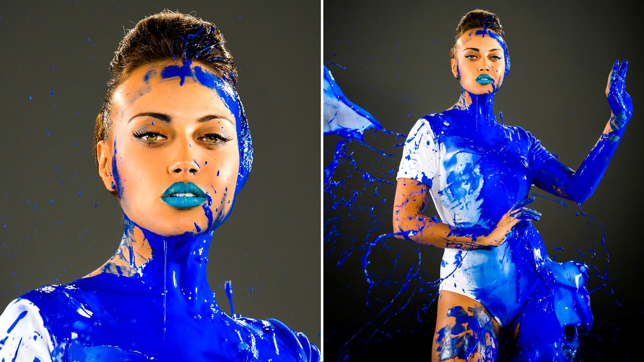 Empapadas de colores vibrantes las chicas enfrentaron un difícil reto que las hizo lucir llenas de energía.