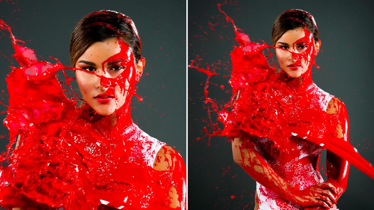 Empapadas de colores vibrantes las chicas enfrentaron un difícil reto que las hizo lucir llenas de energía.