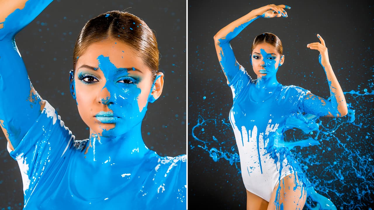 Empapadas de colores vibrantes las chicas enfrentaron un difícil reto que las hizo lucir llenas de energía.