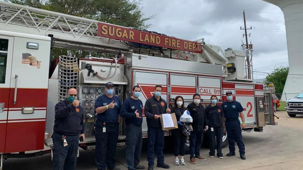 El restaurante de comida mexicana Raizes ha estado entregando comidas a personal de primeros auxilios entre el sábado y domingo.