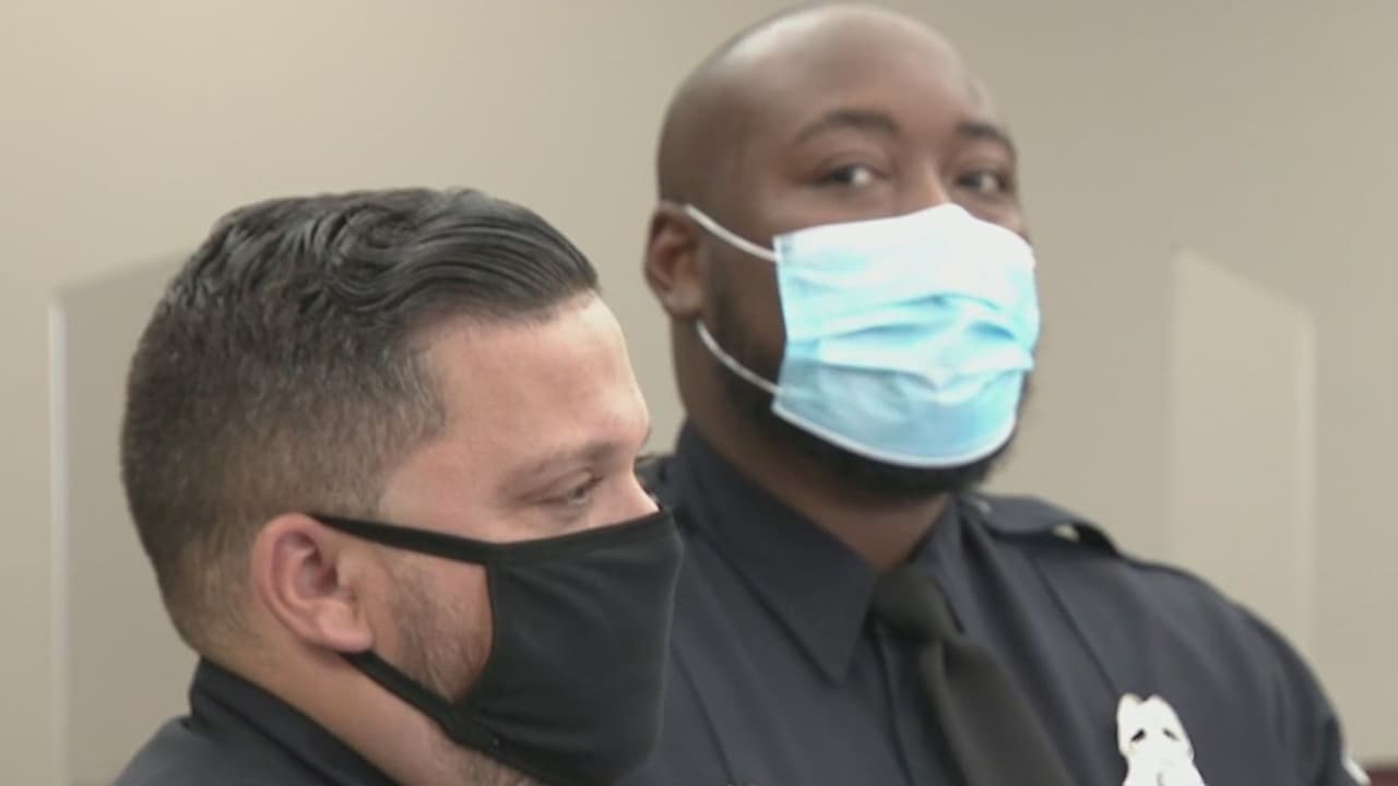 Dos policías de Sweetwater reciben un reconocimiento especial por salvar a un niño que se estaba ahogando