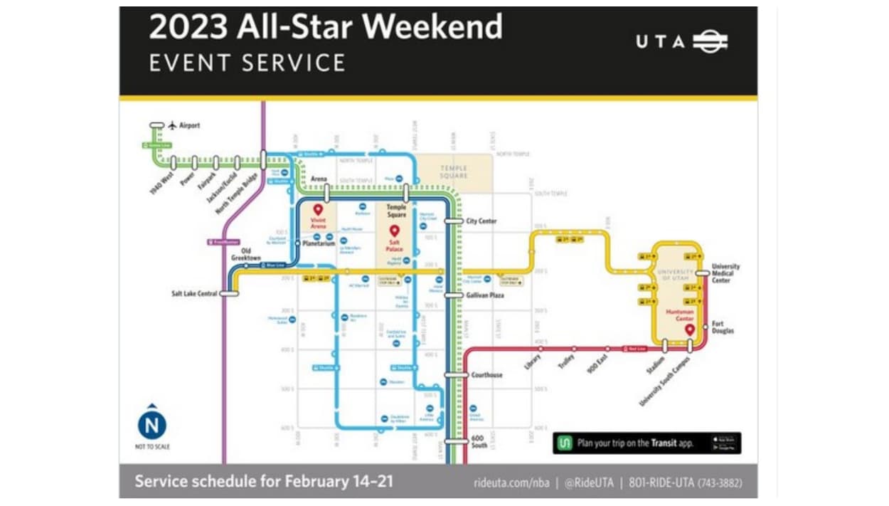 Cierre de calles en Salt Lake City por el juego de las estrellas de NBA, tome precauciones