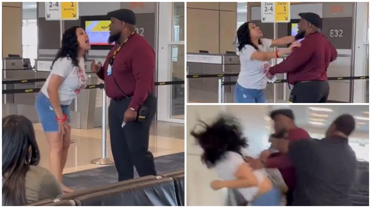 Empleado de aerolínea golpea a mujer durante pelea en Aeropuerto Internacional Dallas-Fort Worth    