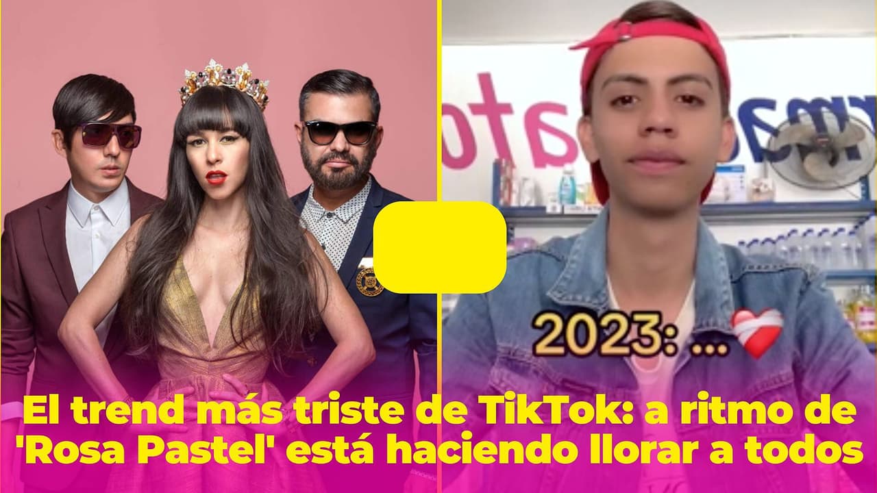 Este es el trend más triste de TikTok: a ritmo de 'Rosa Pastel' está haciendo llorar a todos