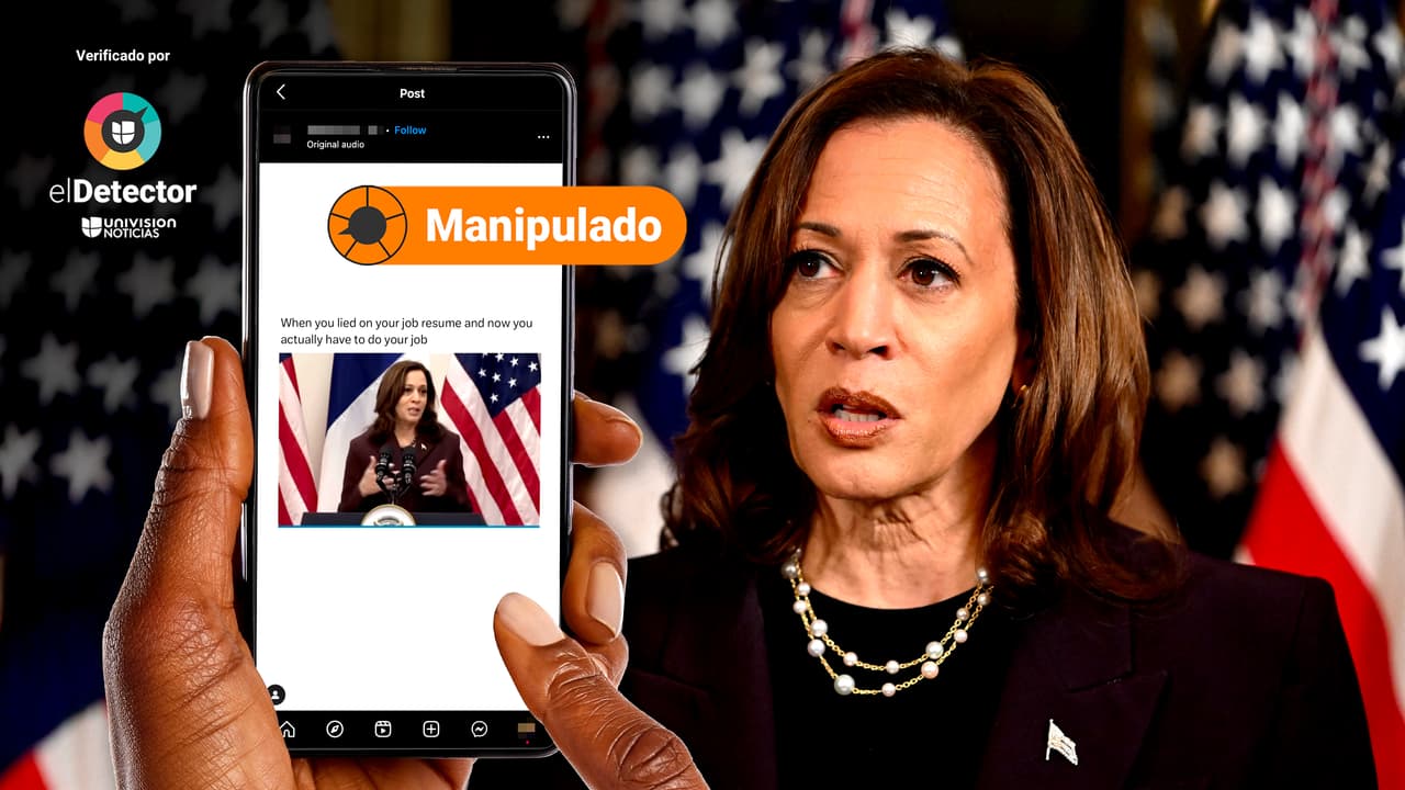 Ese video de Kamala Harris diciendo que la inflación se “trata de que el costo de vida aumente” está manipulado