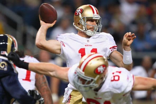 Los 49ers de San Francisco tienen un valor de $990 que los coloca como el equipo número 17 más caro en la NFL, según Forbes. El equipo, que busca el pase al Super Bowl, llegó a los playoffs con 13 victorias y 3 derrotas.