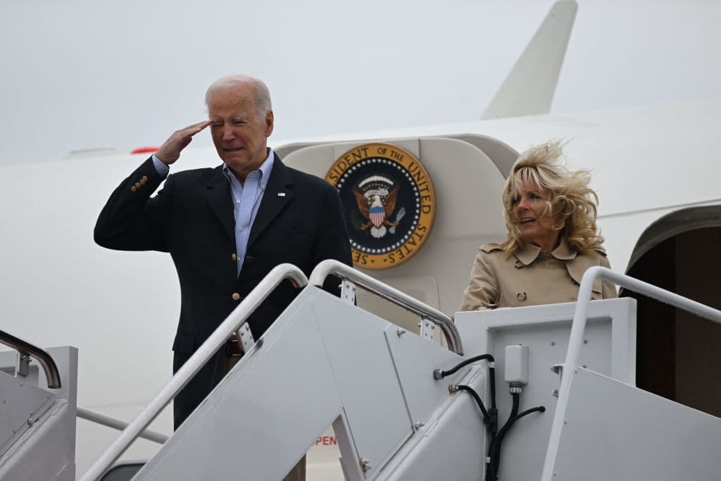 Antes de salir, Biden dejó claro que quería ver "cómo está el estado de las cosas y asegurarme de impulsar todo lo que podamos".