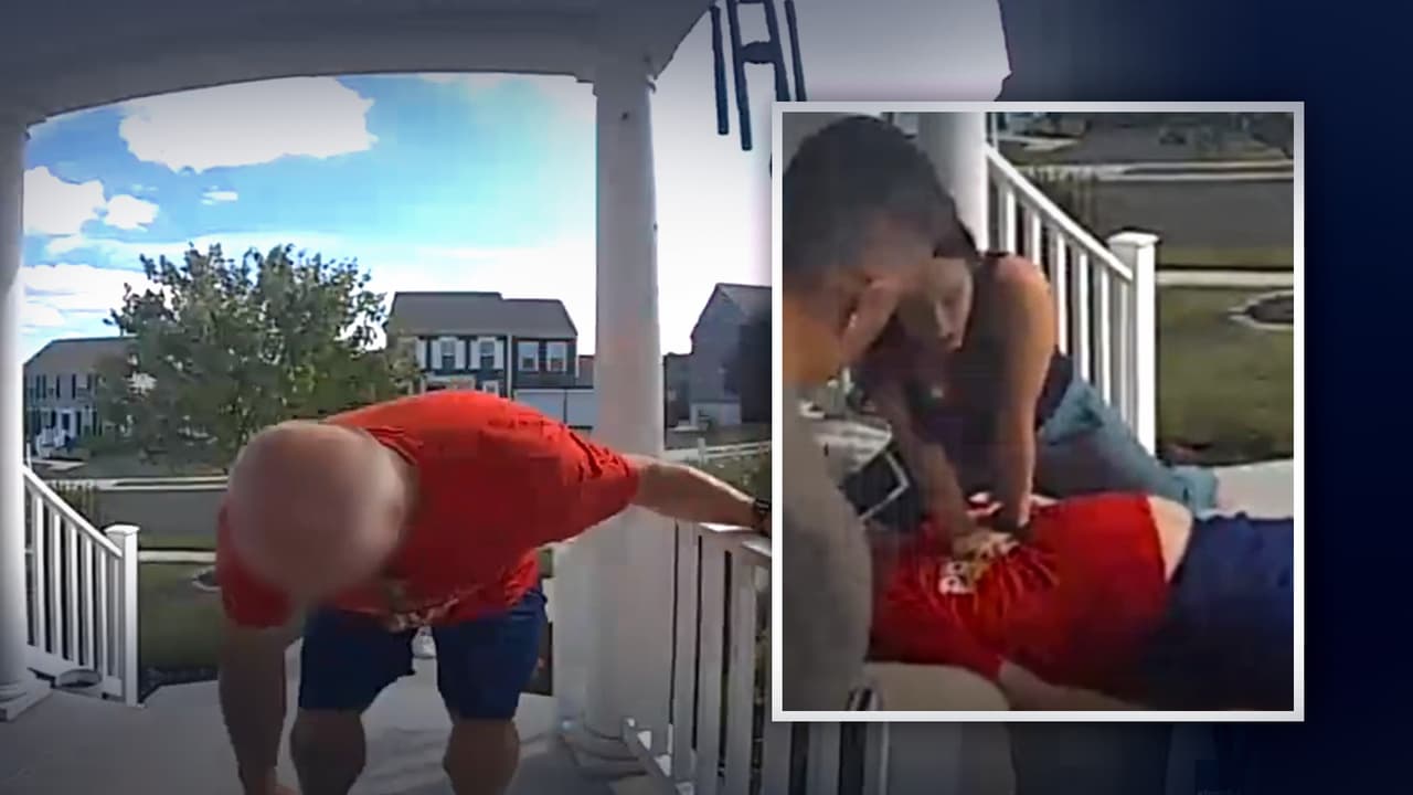 Familia salva la vida a un vecino que estaba teniendo un ataque al corazón