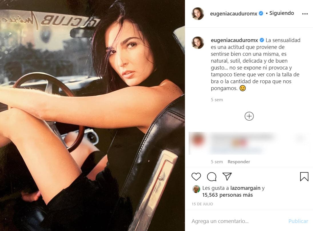"Yo no valgo un cuerpo, de ninguna manera.
<b>Viví muy estresada muchos años</b> por tener un cuerpo perfecto que lo tuve años, o sea,
<b><a href="https://www.univision.com/famosos/eugenia-cauduro-quiere-volver-a-tener-pareja-lleva-13-anos-sin-un-romance-fotos">yo valgo por lo que soy</a></b>", sentenció en la emisión matutina.
<br>