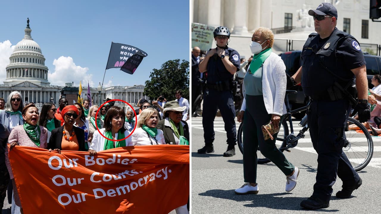 Dos congresistas del Área de la Bahía fueron arrestadas en protesta a favor del aborto