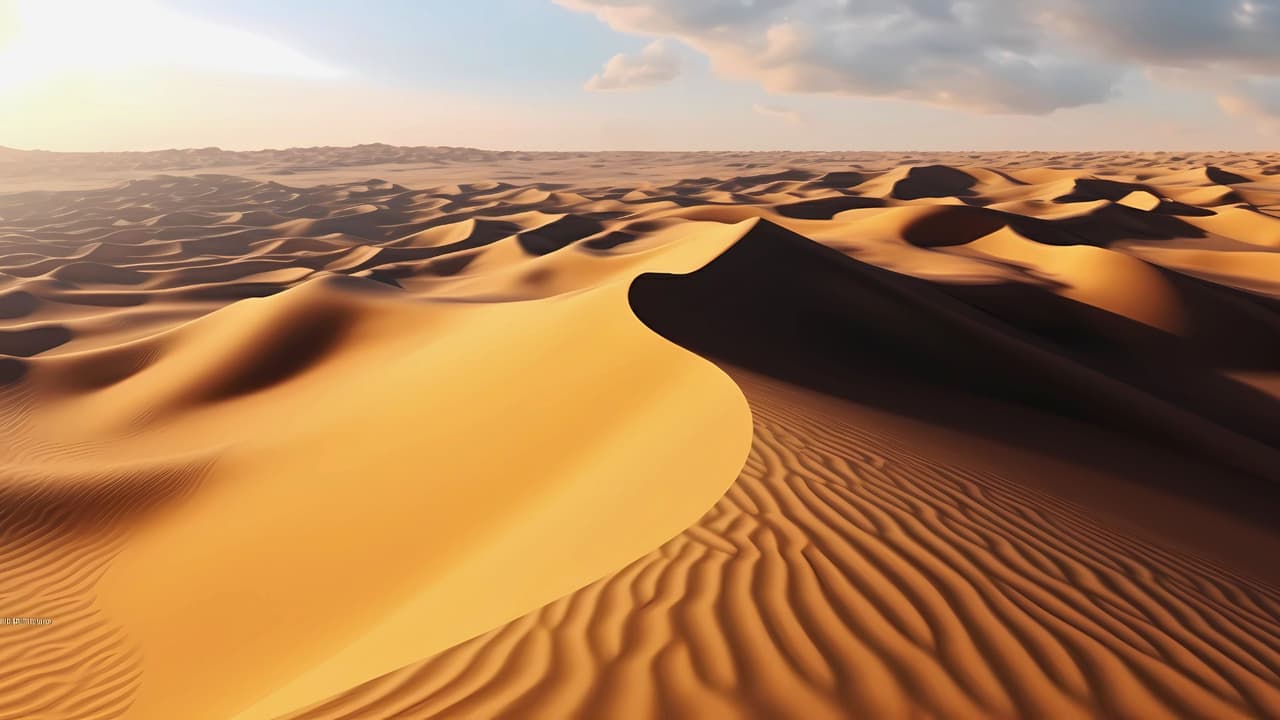 El Sahara es el desierto cálido más extenso del mundo y el tercero en tamaño, después de la Antártida y el Ártico, con una superficie que supera los 9,400,000 km².