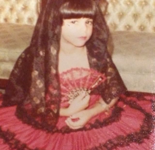 ¡Y olé! Como podemos ver también le encantaba disfrazarse.