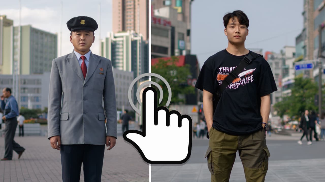 Fotografías interactivas: Vidas similares pero en dos países históricamente enemigos