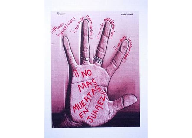 Ilustración por las mujeres asesinadas en México