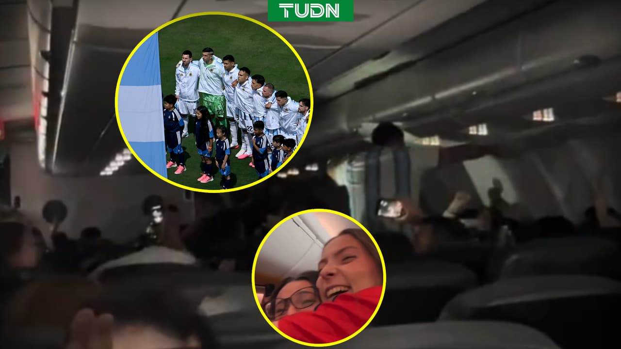 Argentinos se creen campeones por pesada broma en un avión