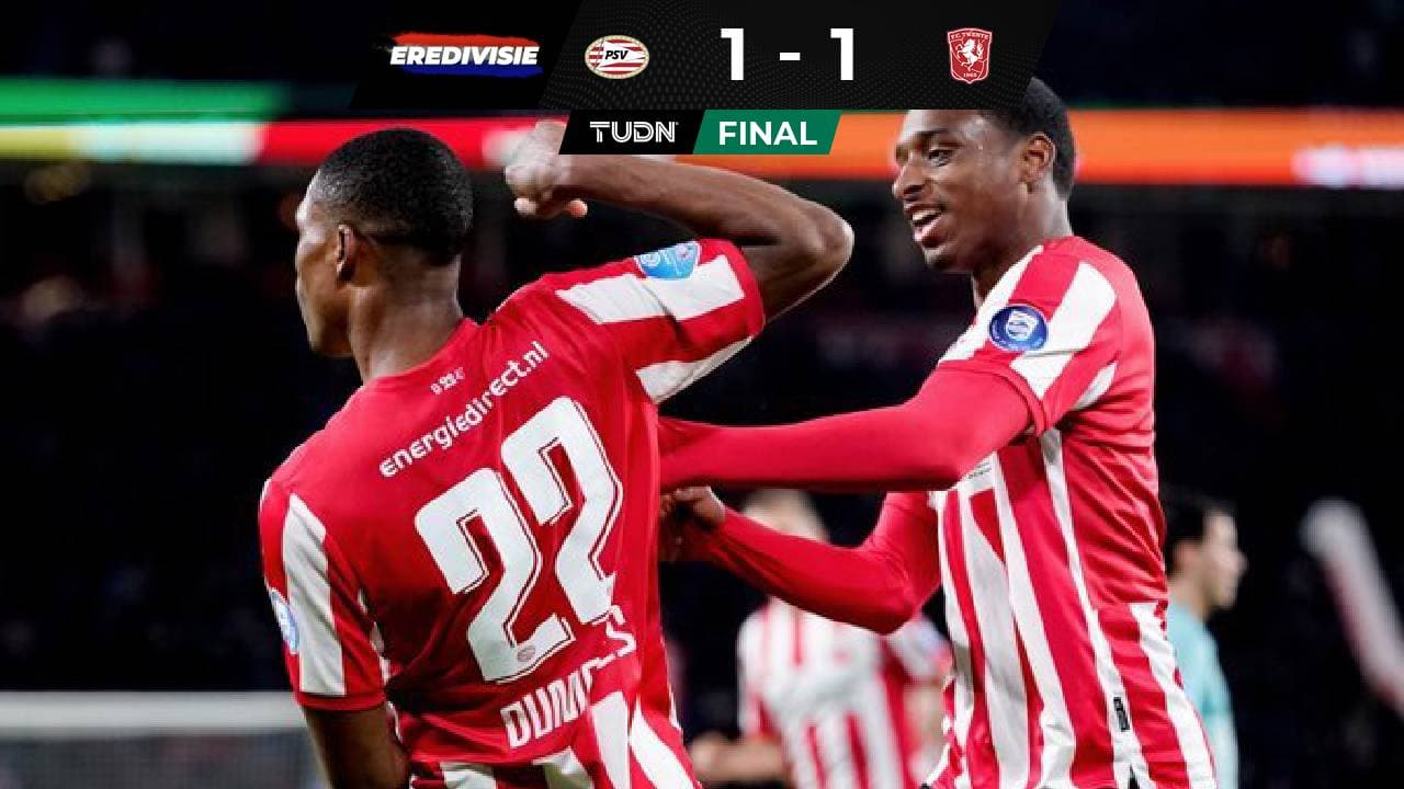 Con Erick Gutiérrez, el PSV empató en casa ante el FC Twente

