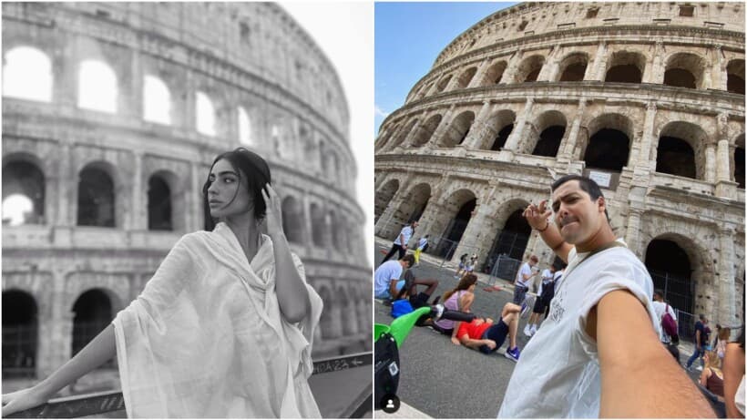 Valentina Buzzurro y David Caro Levy viajaron a Europa juntos