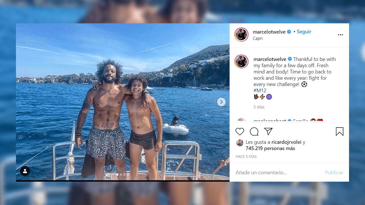 Marcelo disfrutando Capri