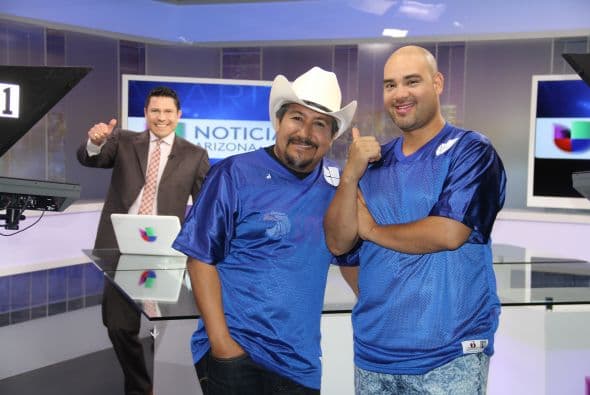 Nuestro presentador Sergio Urquidi fue el "photo bomb".  