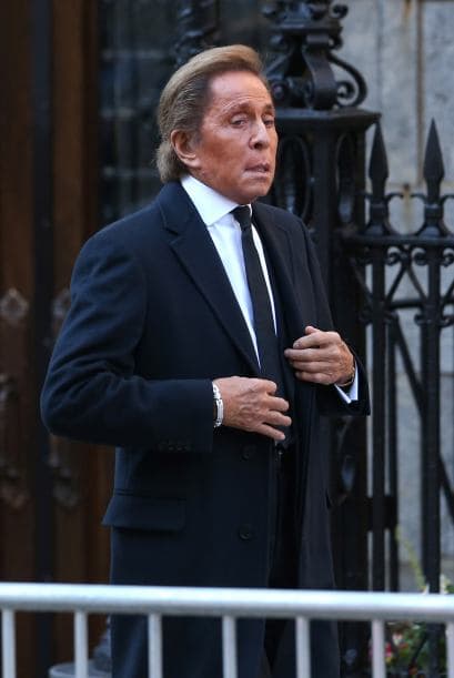 Valentino fue uno de los primeros en llegar.