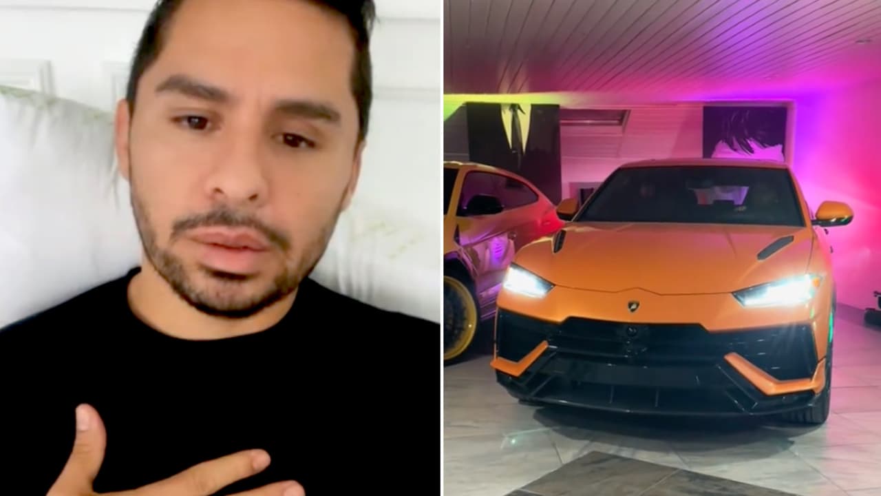 En plena borrachera, Larry Hernández se compra un Lamborghini Urus y lo critican por gastar estando "ebrio"
