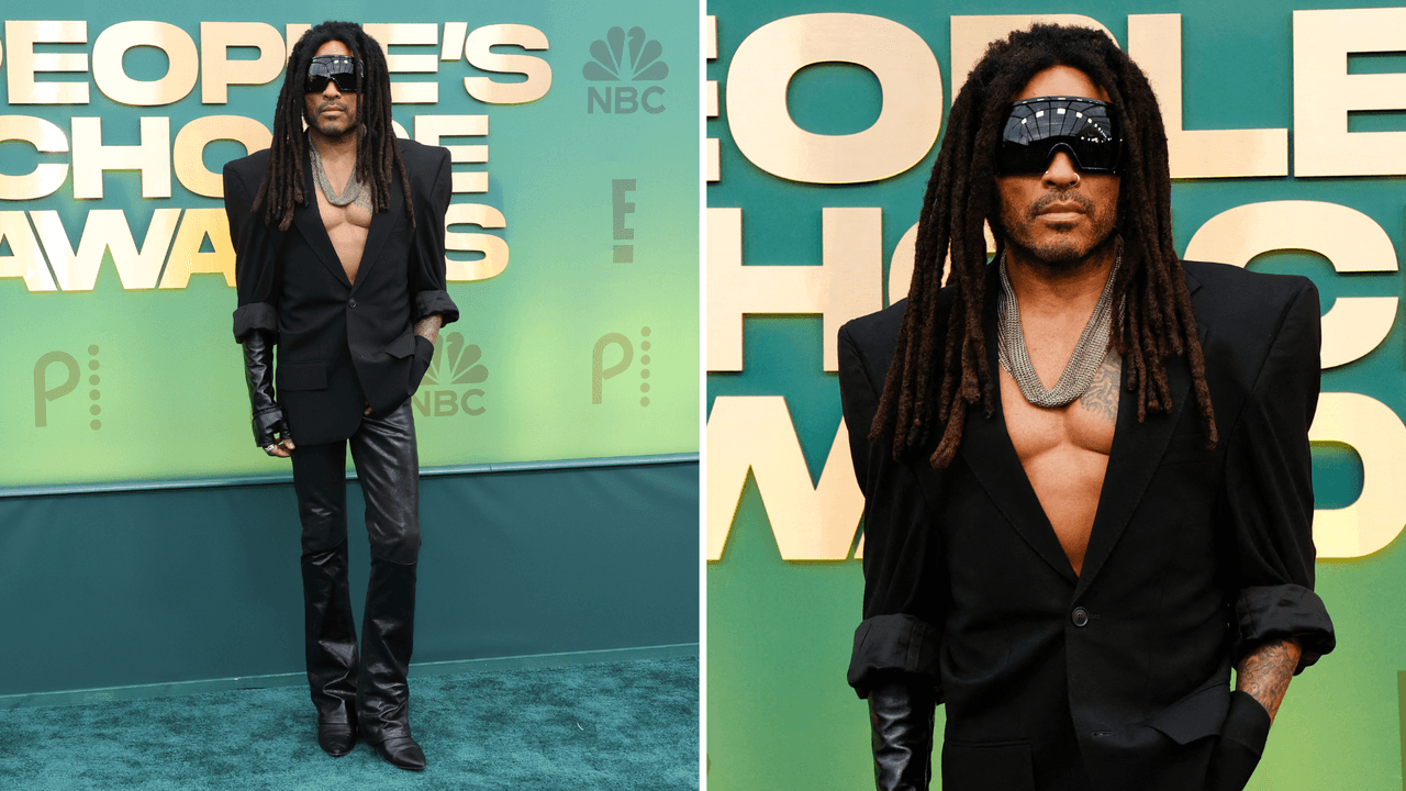 Lenny Kravitz en los People’s Choice Awards 2024.