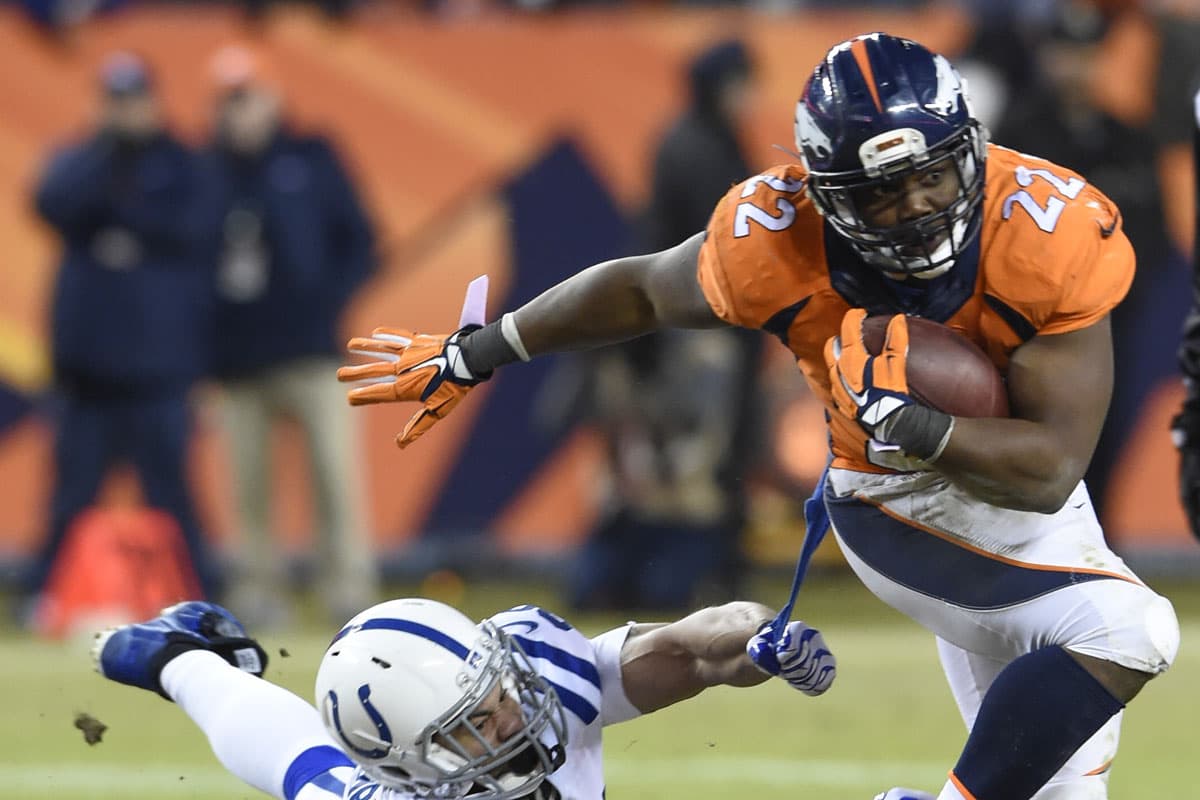 C.J. Anderson está perfectamente adaptado al nuevo esquema ofensivo de los Denver Broncos