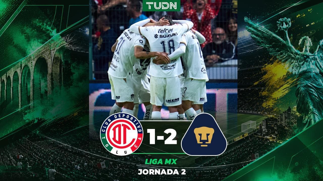 Resumen | Pumas sacó el triunfo en el infierno ante Toluca