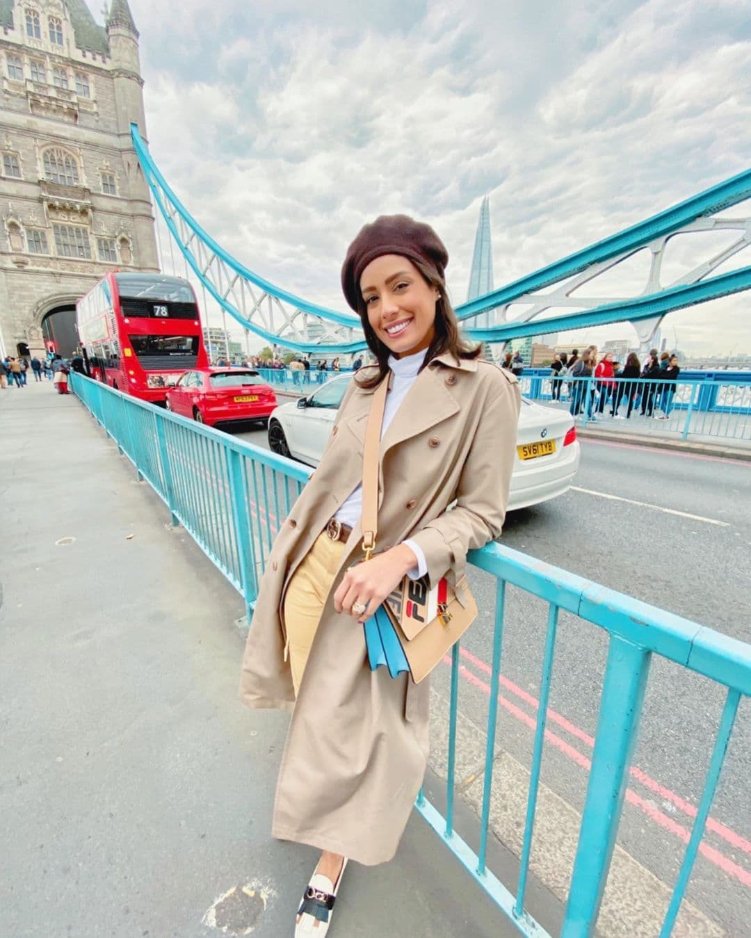 La exreina de Nuestra Belleza Latina viajó a Europa este fin de semana como regalo de cumpleaños.