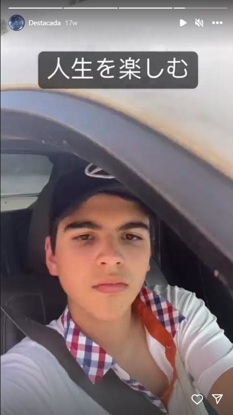 José María nació el 2 de diciembre de 2006, actualmente tiene 16 años.