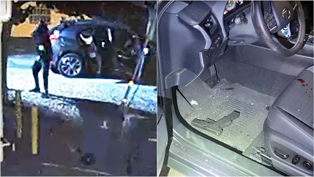 Video muestra a pandilleros emboscando a dos hombres con AK-47 y pistolas “fantasma”