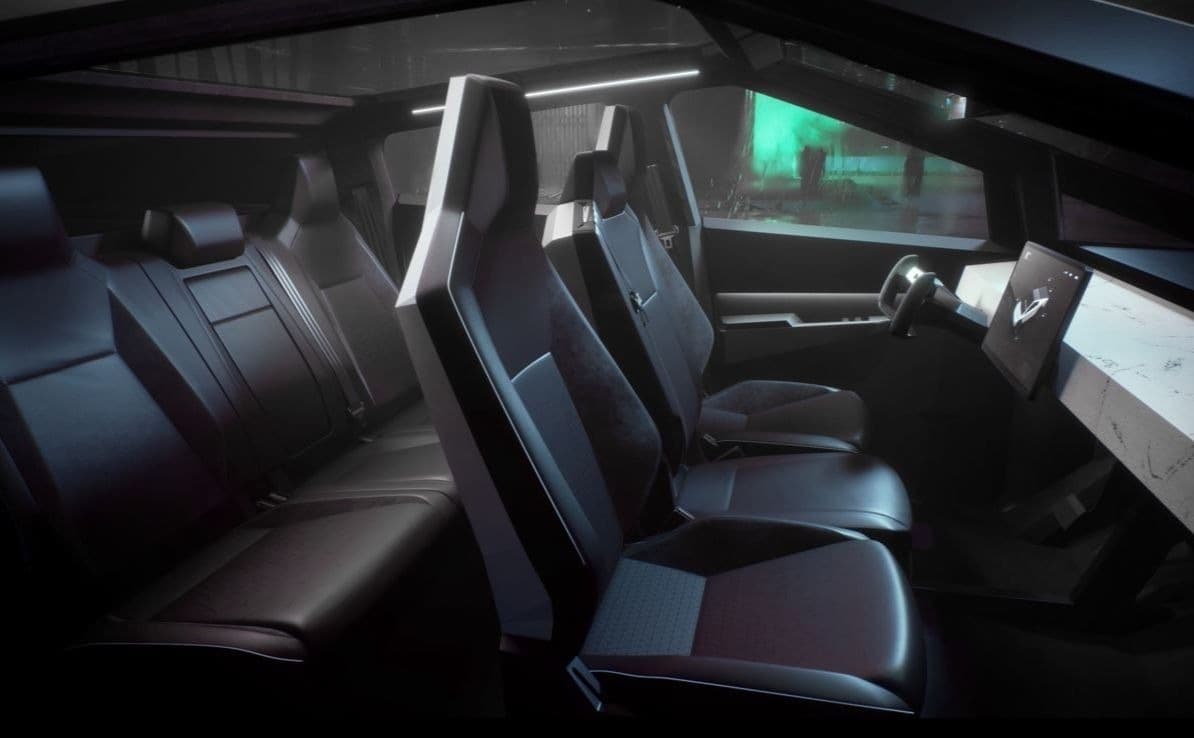 Musk dijo que la cibercamioneta, que tiene capacidad para transportar a 6 personas, se podrá comprar con $39,900 dólares, pero una versión trimotor más larga tendrá un precio base de $69,900.