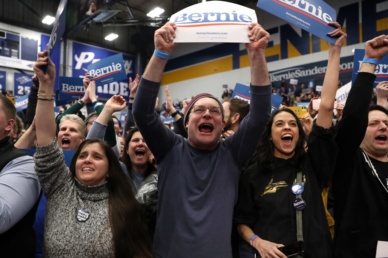 Sanders es uno de los políticos que más pasiones despierta entre los electores demócratas.